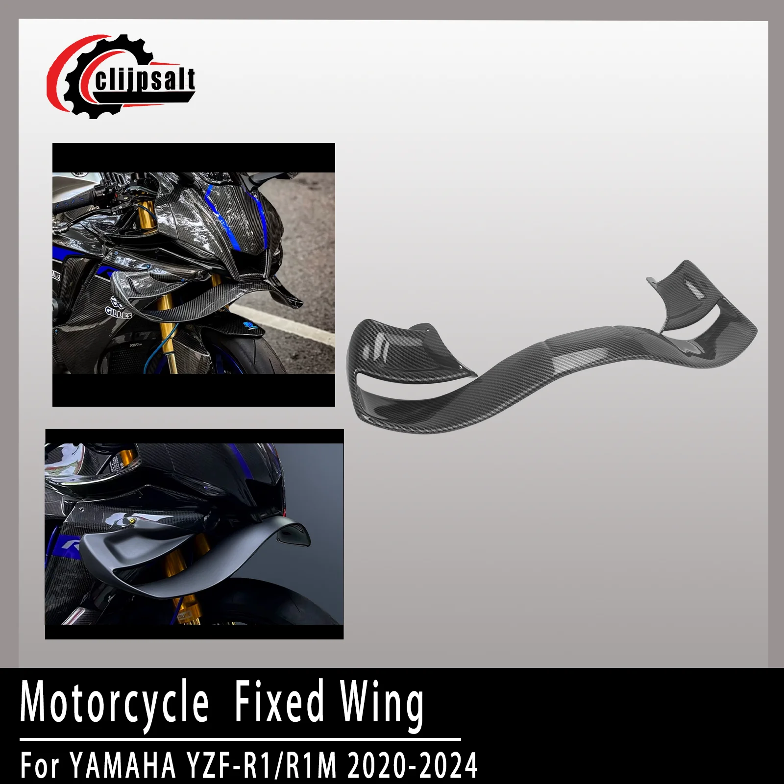 Model Kit Yamaha R1 - Zestaw stałych skrzydeł GP zwiększający docisk