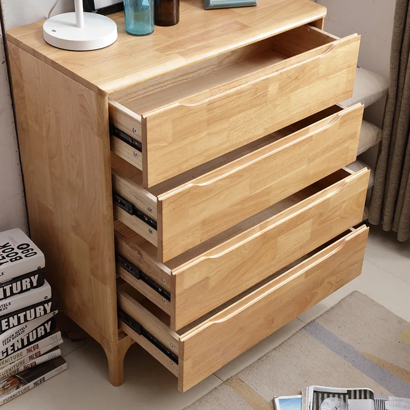 

Тумба из массива дерева в ретро-стиле, современный простой комод