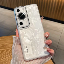 Cover For Huawei P60 Pro Case TPU Soft Silicone Transparent Phone Case For Huawei P 60 60Pro Camera Protection Shockproof Bumper