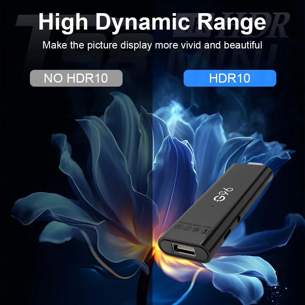 G96 ATV Q6 TV Stick Android13 Allwinner H313 Netflix Chromecast Dual WiFi Support 4K Video BT5 Google Voice Control Smart TV Box