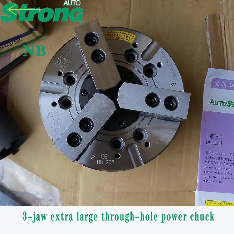 Taiwan China OriginalAUTOStrong 3-jaw Extra Large Through-hole Power Chuck NB-306 NB-306 NB-208 NB-210 NB-212 NB-310 NB-212