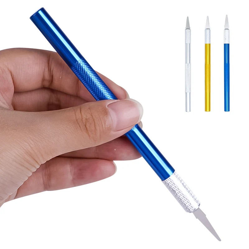 1set Dental Wax Carving Knife Plaster Model Engraving Cutter Artisan Spatula Wax Knife Wax Carving Tools