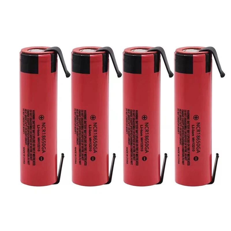 Panasonic genuine 18650ga 20A discharge 3.7V 3500mah battery toy flashlight rechargeable battery flat lithium battery + nickel