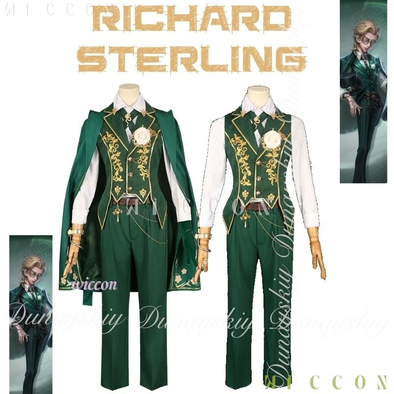 Identity V Game Richard Sterling Косплей со скидкой Art Merchants, полный комплект одежды The Knight One Of Survivors Косплей Костюм