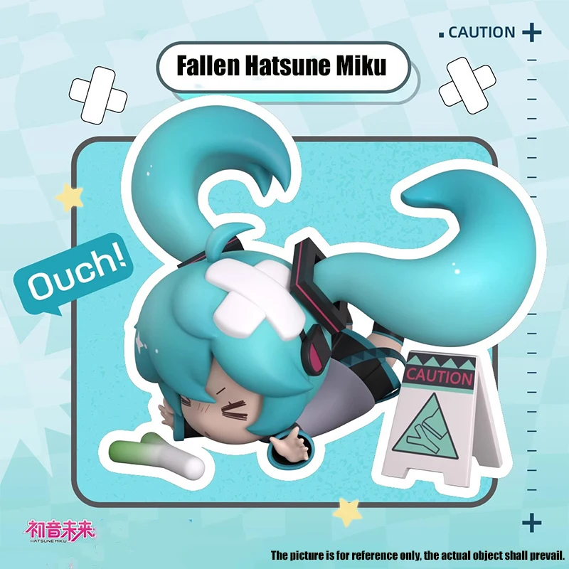 Fallen Hatsune-Boîte mystère de dessin animé, modèle d'anime vocal, boîte ennemi, ornement de bureau super mignon, beurre, cadeau surprise