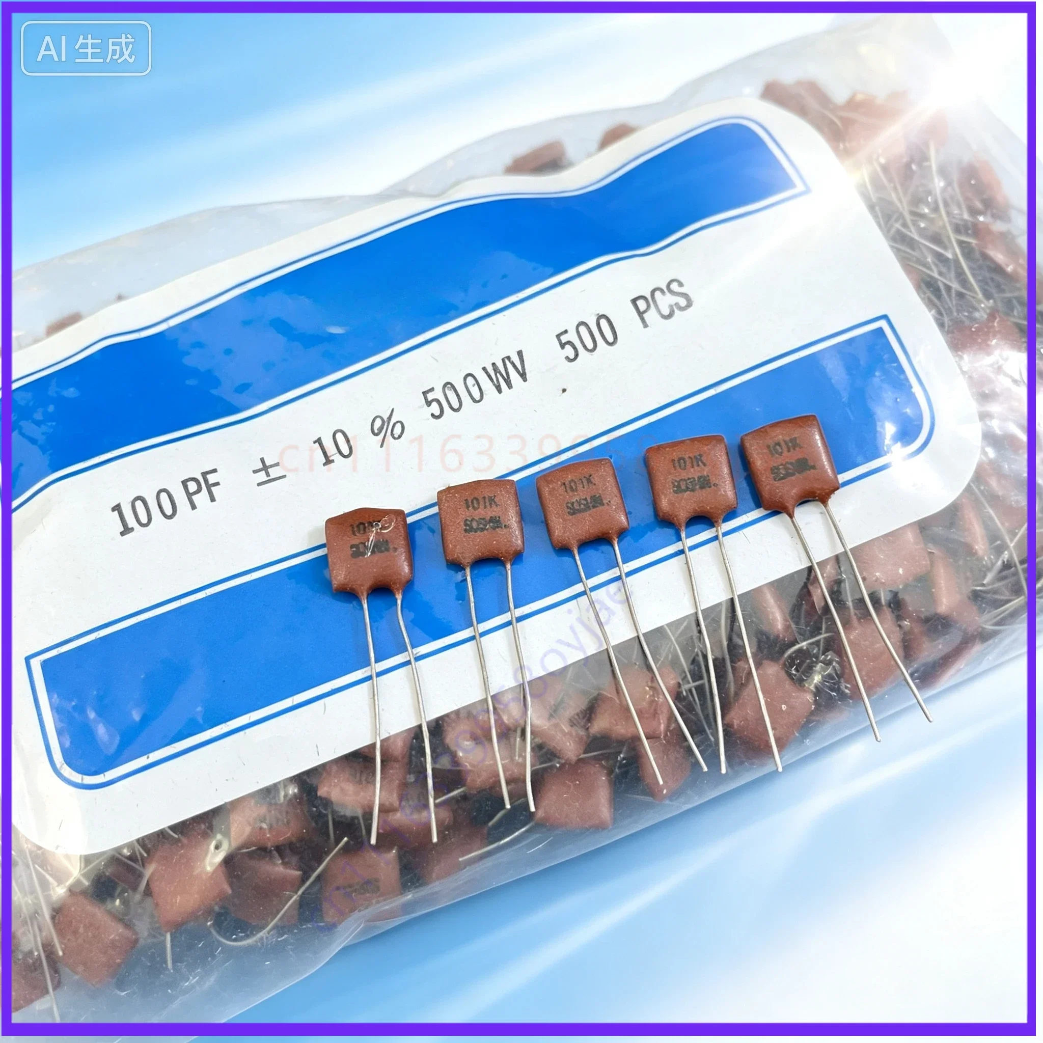 Mica for SOSHIN 100PF 500V 101K Audio Capacitor  100pcs