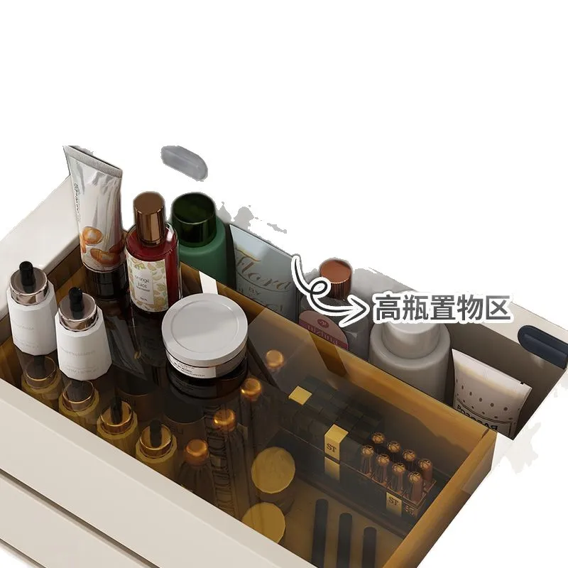 Flip dresser Small apartment Bedroom bedside table Makeup table Integrated drawer Storage cabinet Small makeup counter