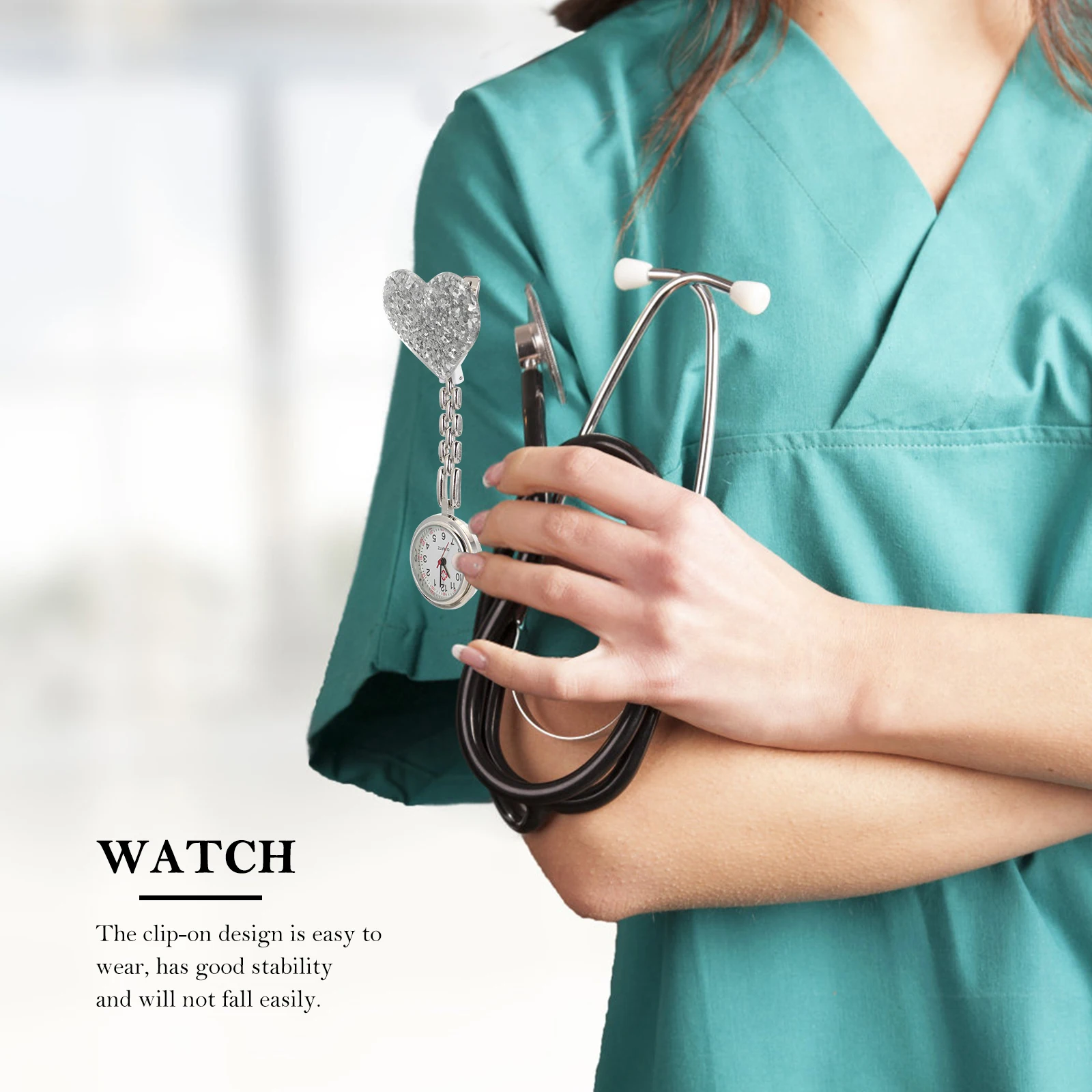 

3pcs Nurse Watch Alloy Case Material Ladies Men Quartz Watches Unique Fashion Nursing Timepiece Gift