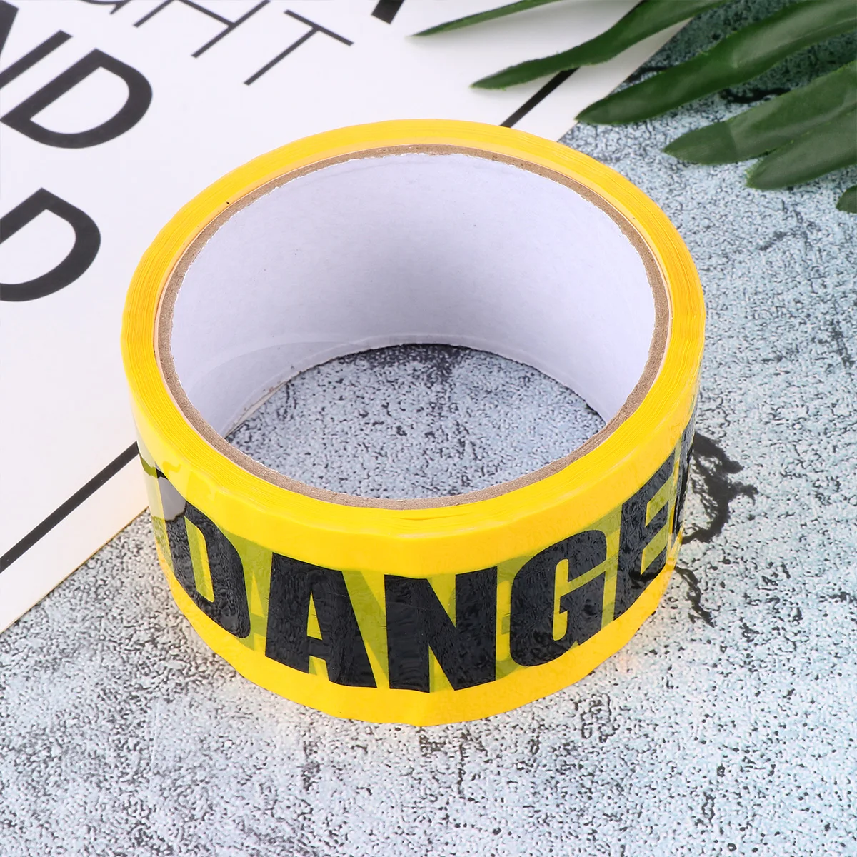 1 Roll Yellow Black Safety Stripes Tape Adhesive Slip Resistant Warning Sticker Traffic Control Marking For Construction