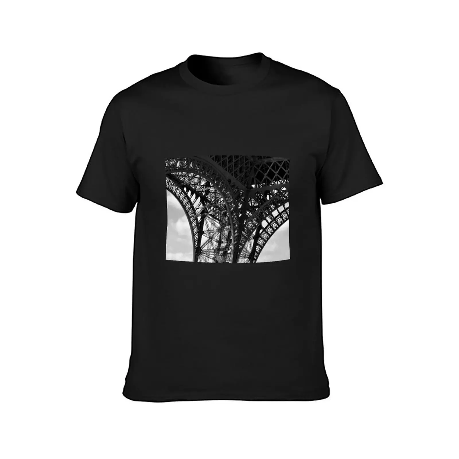 Eiffel Tower from Underneath T-Shirt quick drying cute tops fitted t shirts for men