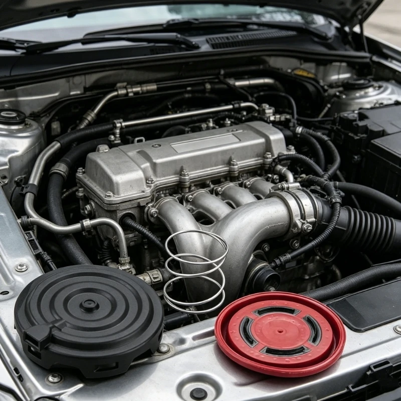 Picture 7:  Engine Oil Divider Cap For 3 0T Mechanically Pressurized Motor Fixes Uneven Idle Issues