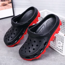 Summer large size men and women sandals high quality outdoor beach shoes men comfortable dual-use indoor home slippers 36-51