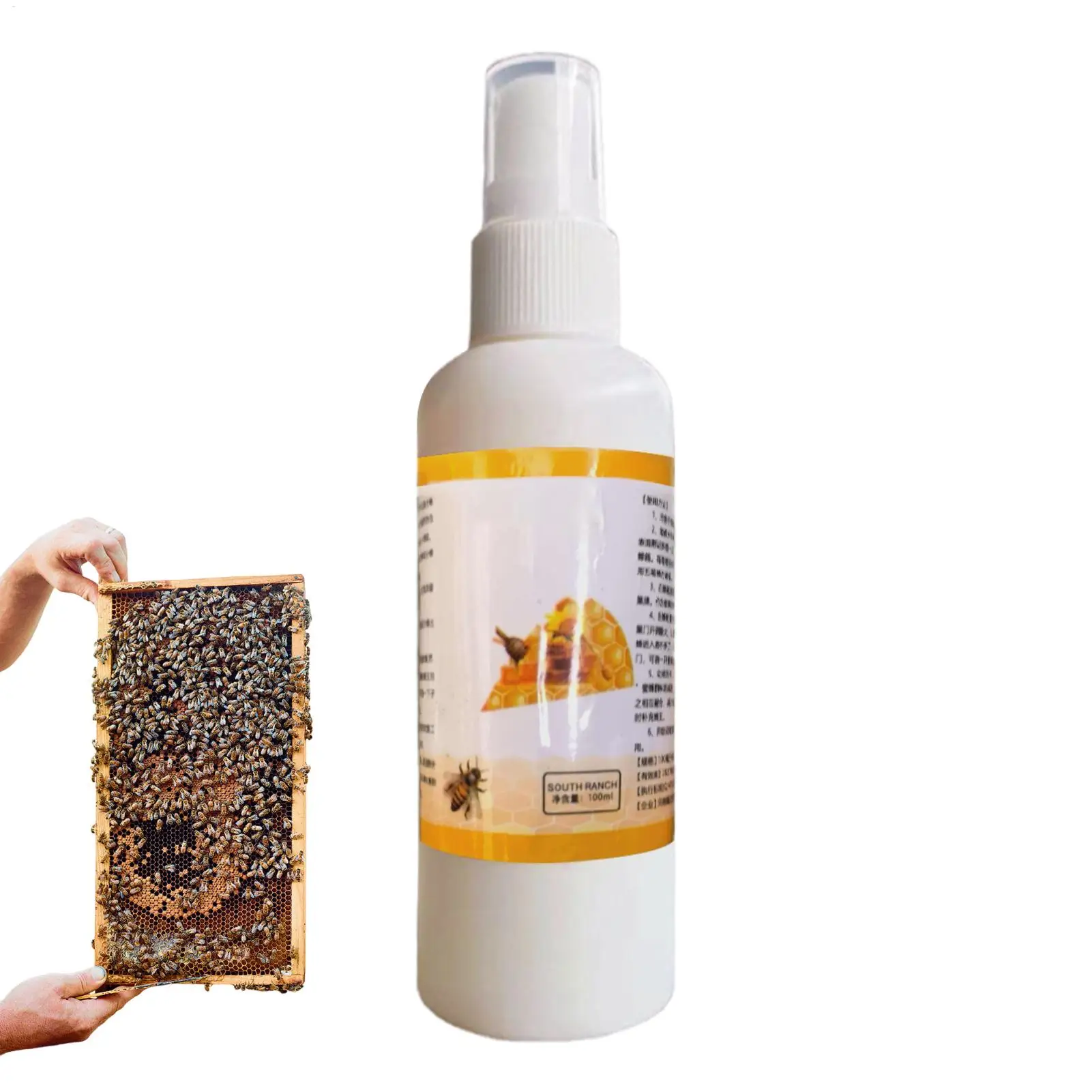 100ml Bee Bait Spray Beekeeping Swarm Attractant Natural Bee Lure Bait Spray Effective Bee Inducer Liquid for Backyard  Garden