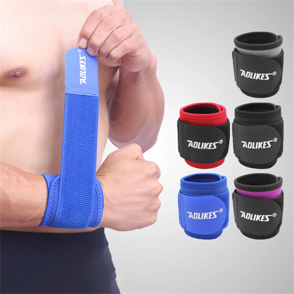 Fitness Compression Wristband Wrist Support Brace Straps Weight Lifting Wrist Wraps Bandage Gym Training Wrist Guard Protector