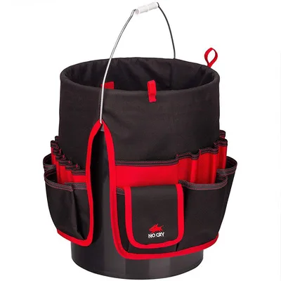 Imagem -04 - Bucket Organizer Storage Bolsa 42 Grids Pocket Gardening Tool Bolsa Garden Tool Pouch Hand Tool Bolsa Planting Props Basket