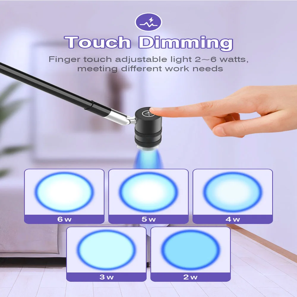 5V USB UV Lash Light do kleju do rzęs UV Przedłużanie rzęs LED Lampa do utwardzania kleju UV do paznokci Regulowana regulacja ostrości mocy 