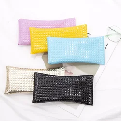 Borsa per occhiali da sole in pelle PU color caramello per donna Uomo Custodia per occhiali Portafoglio Custodie per occhiali portatili Borse per riporre occhiali Accessori