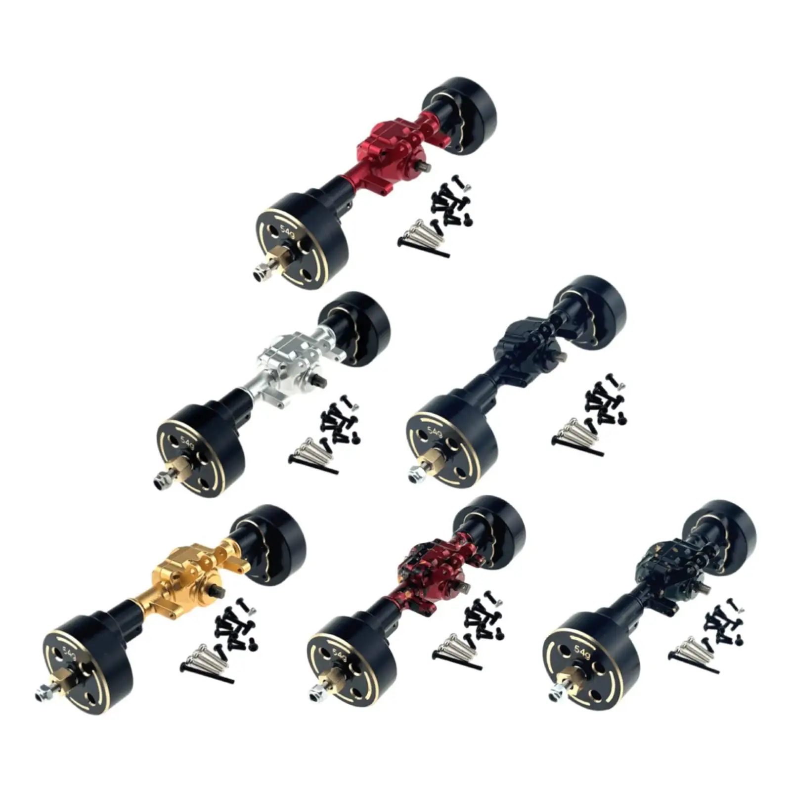 RC Vehicle Rear Axle Metal Bridge Housing Durable Upgrade for 1 18 H18P Car Parts and Accessories