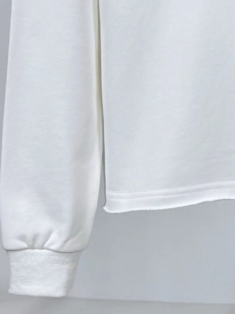 Loose Long Sve Embroidered Cotton Sweatirt Casual Comfortable round Ne Pullover Women's Autumn Top Faionable ass L...