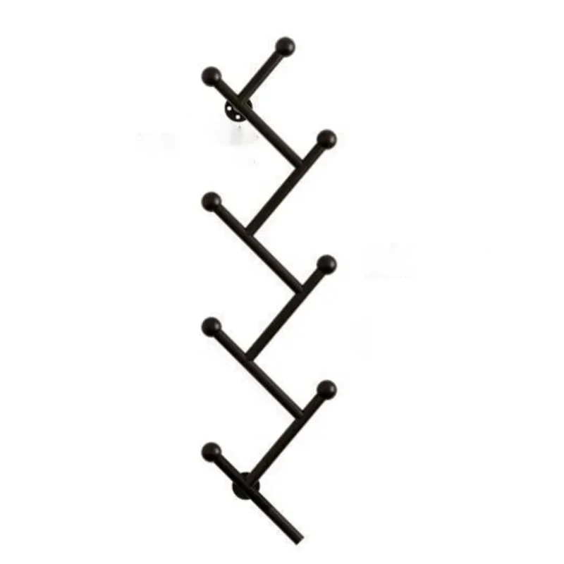 

Creative Branch Living Room Porch Door Clothes Shelf Modern Wall Coat Rack Iron Bedroom Bedside Hooks Unique Design SpaceSaving