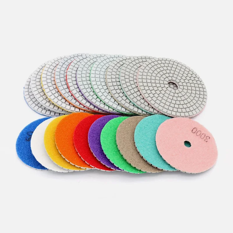 1/2/5/10 قطعة منصات أقراص تلميع الماس 3/4 بوصة 50/100/150/200/300/400/500/600/800/1000-3000 حصى لبلاط الرخام الخرساني #3