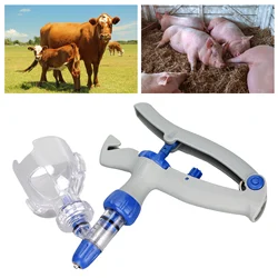 Animal Syringe Livestock Syringe Injector 5ml Continuous Adjustable Accurate Animal Injector for Veterinary Veterinary Injector