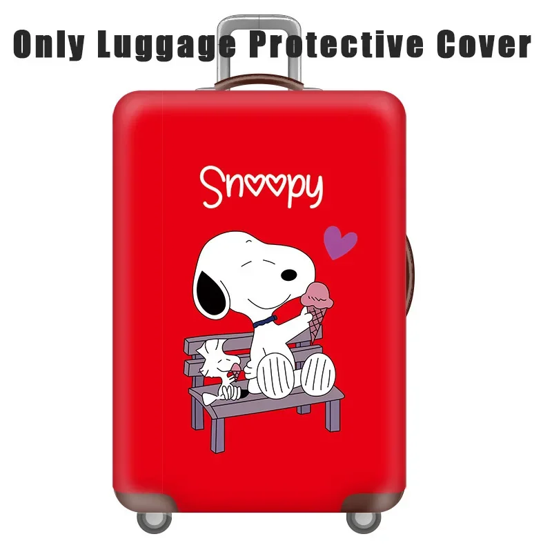 Snoopy Thick Elastic Luggage Protective Cover Zipper Suit for 18-32 Inch Bag Suitcase Covers Trolley Cover Travel Accessories