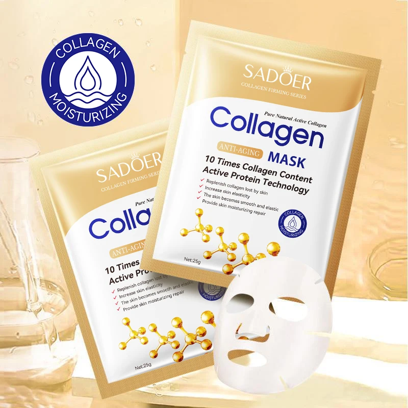 Anti-wrinkle Collagen Face Mask Moisturizing Anti-aging Repair Brightening skincare Face Sheet Mask Facial Masks Skin Care