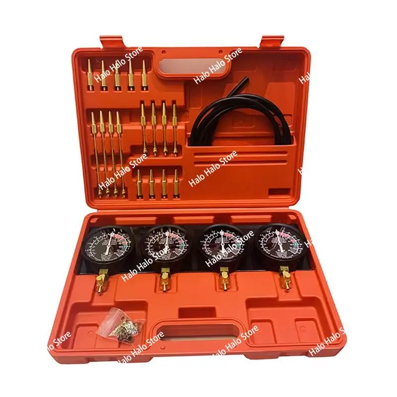 NEW Professional Universal 4 Gauges Car Fuel Vacuum Carburetor Synchronizer Tool Kit For Motorcycle Car