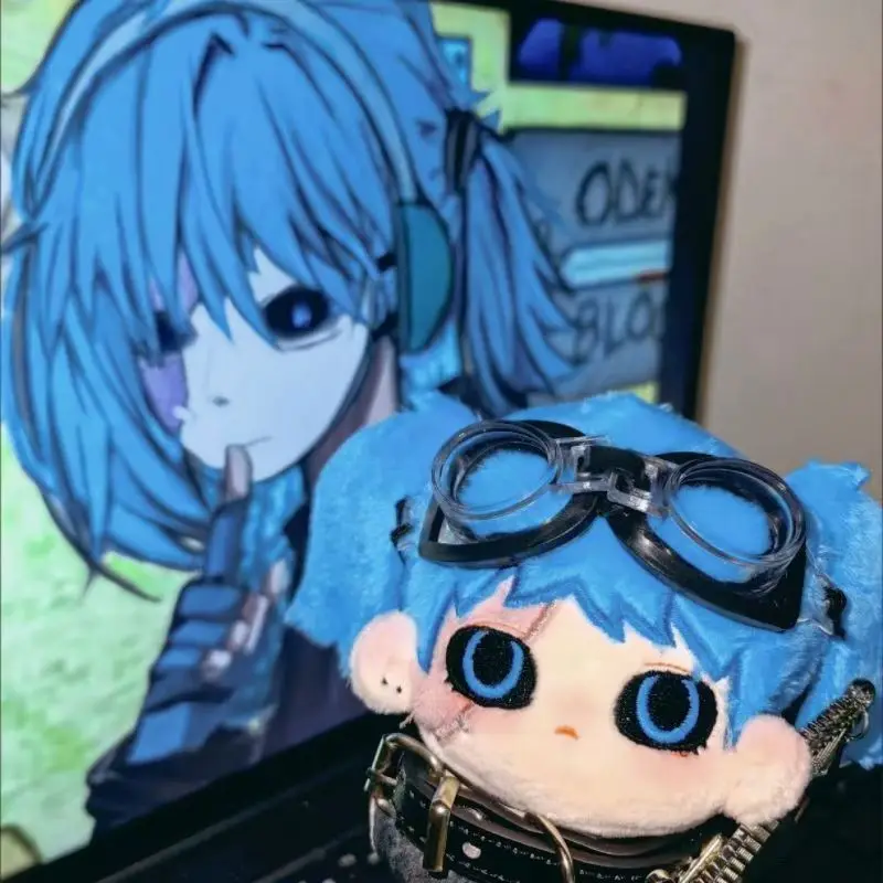 لعبة جديدة سالي الوجه تأثيري أنيمي أفخم 10 سنتيمتر لطيف محشوة الجسم بلوشي الكرتون قلادة هدايا عيد الميلاد