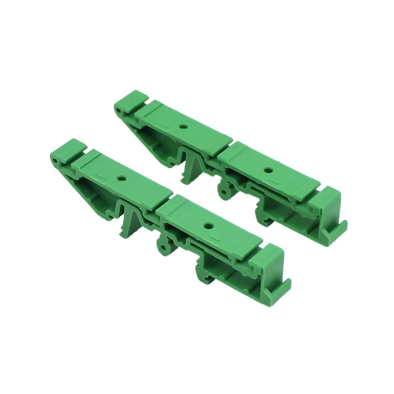 Mounting adapter can be used as end stop  gray green black Circuit Board Mounting Bracket For Mounting DIN Rail