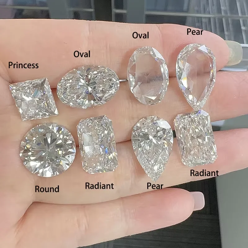 Laboratory Diamond IGI Certified Large Carat 3.5-30ct D-E VS-VVS1 CVD And HPHT Laboratory Grown Cut Diamonds In Various Shapes
