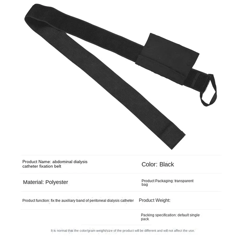 MAKE-Cintura per dialisi peritoneale Supporto per catetere PD con custodia in rete per il fissaggio del set di trasferimento di tubi con pioli per tubi di alimentazione