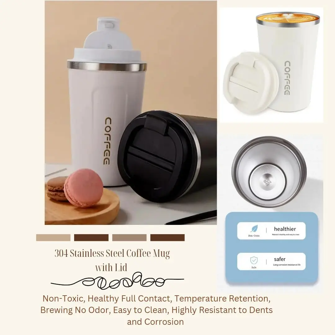 KaroZi Gift Basket: Coffee Thermos & Stand, Pendant, USB Humidifier, Handmade Soap, Aromatherapy for Women Men Holiday Birthday