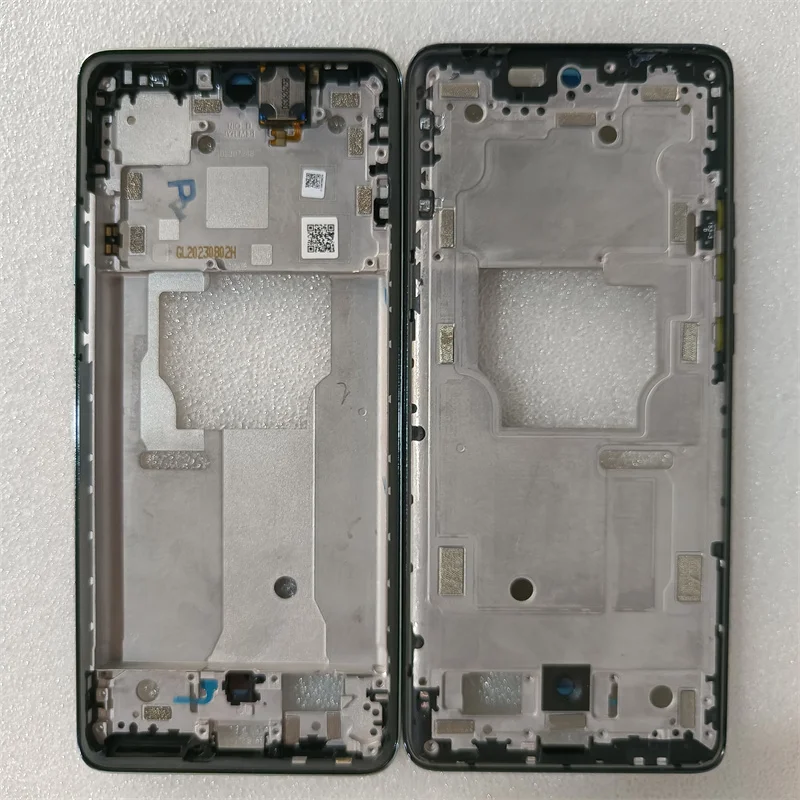 For Motorola Moto Edge 40 Neo XT2307-1 Middle Frame LCD Supporting Plate Housing Frame Front Bezel Faceplate Repair Parts