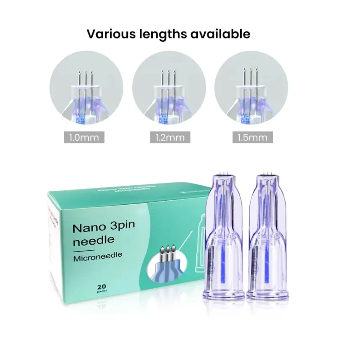 Nano Soft 3 pins   0.5mm 0.6mm 1.0mm 1.2mm   Luer Syringe Connector PP Syringe Connector