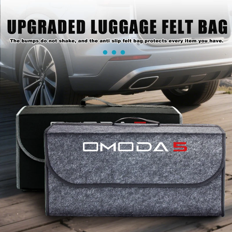 Multi‑Purpose Car Trunk Cargo Storage Organizer Bag For Chery Tiggo7 Pro Tiggo8 Pro Omoda C5 Jaecoo J7 J9 Vehicle Interior Acces