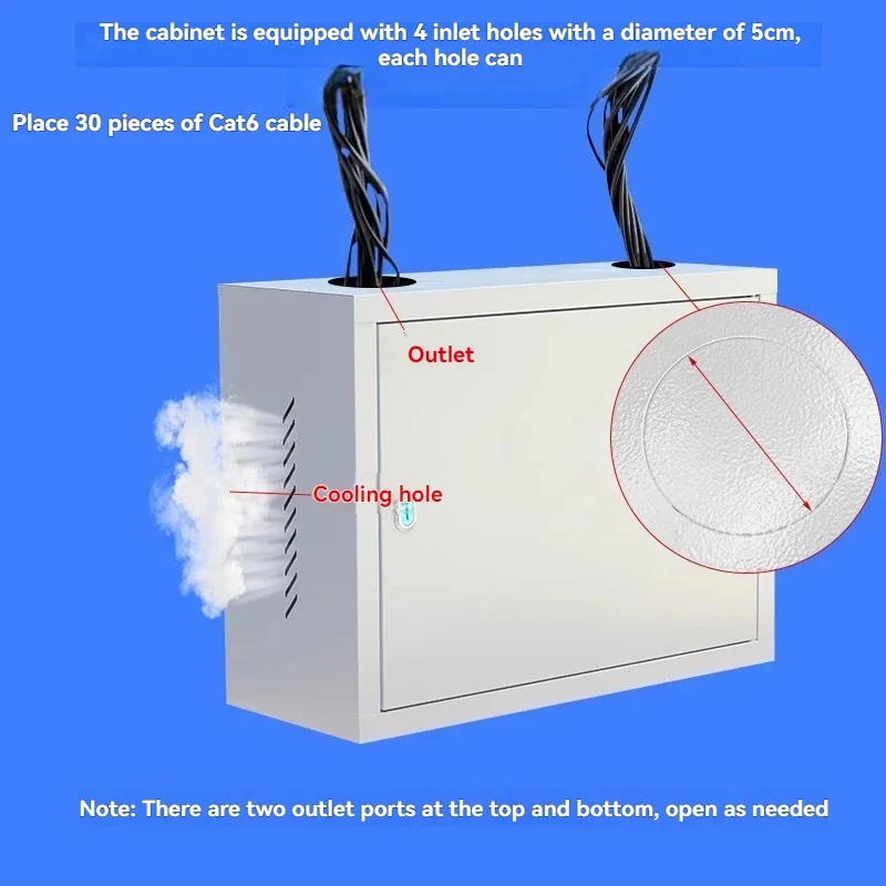 

2025 4U Network Cabinet Wall Mounted Weak Current Box, Home Computer Type Professional Equipment Switch Box