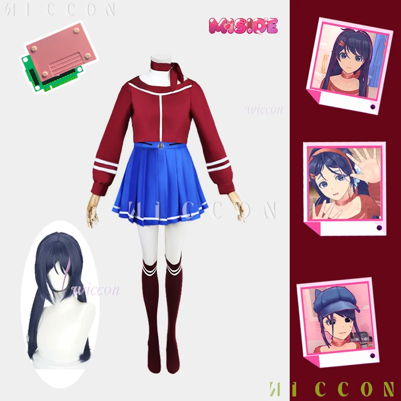 女性のためのクレイジーミタコスプレ衣装,ロールプレイングゲーム,ロールプレイング,プライマリヤンドレ,ハロウィーンパーティー,帽子カードアクセサリー