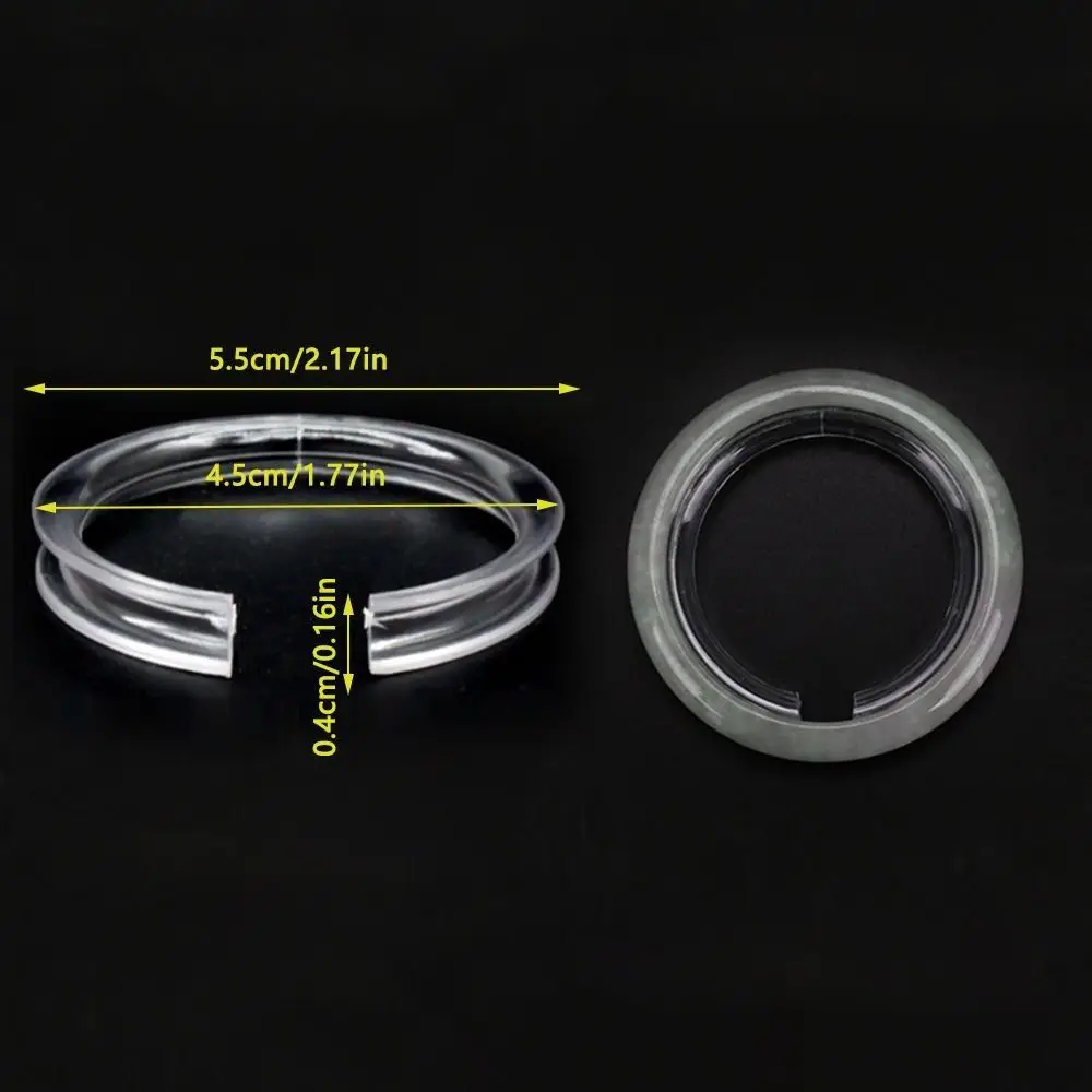 10-teiliger Acryl-Armband-Display-Ständer, transparent, Armband-Rack-Ständer, Display, runder Armband-Ständer, Halter-Display