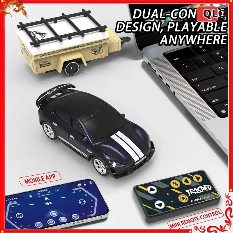 

Новая радиоуправляемая дрифт-машинка JJRC, масштаб 1:64, с крутой LED-подсветкой, регулируемой скоростью, электрическая игрушка-трейлер для детских гонок