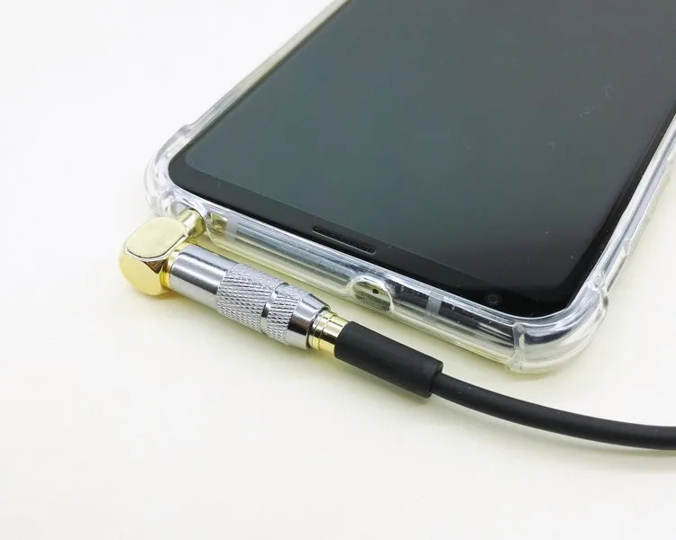 L-Shape 3.5มม.Balanced 50โอห์ม/75โอห์ม/110Ohm/150Ohm ความต้านทานอะแดปเตอร์ปลั๊กสำหรับ HiFi/หูฟัง/AMP โทรศัพท์