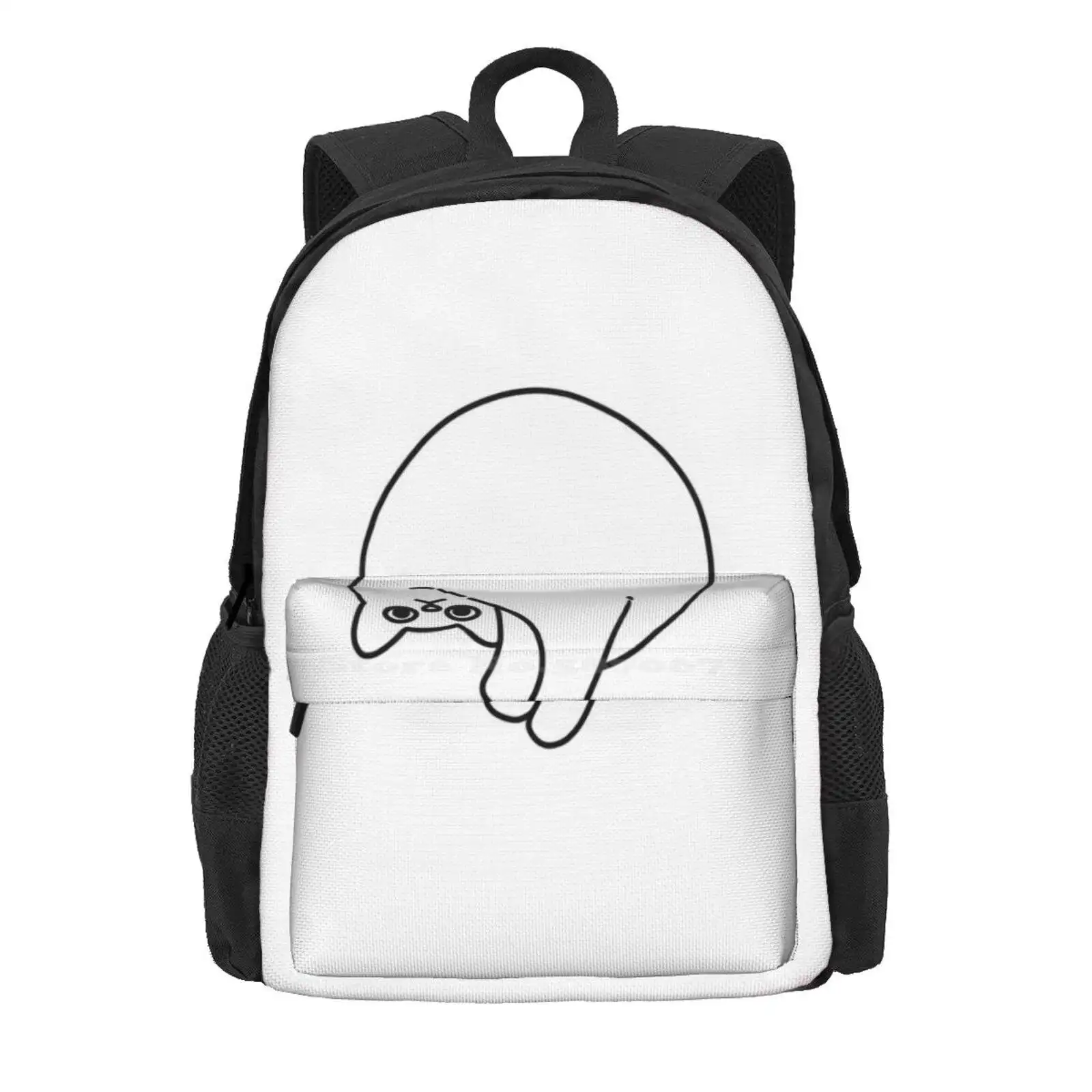 Fibonacci’S Cat Hot Sale Schoolbag Backpack Fashion Bags Funny Meme Poorlycatdraw Poorly Drawn Cats