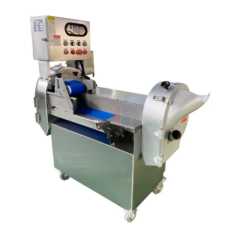 

Double head frequency conversion vegetable cutting machine, fruit and vegetable slicing and dicing machine