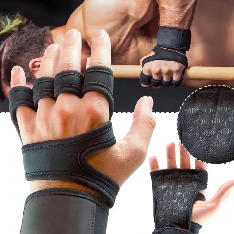 

Half Finger Training Sport Gloves Hand Wrist Protector Weightlifting Training for Men Women Workout Gloves Fitness Body Building