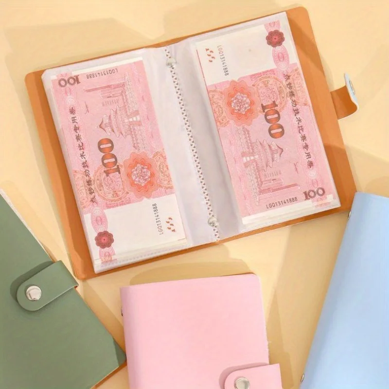 سعة كبيرة على الإنترنت المشاهير التوفير النقدي كتاب الأوراق النقدية المحفظة التذكارية يمكن أن تحمل محفظة عملات الإدارة المالية RMB
