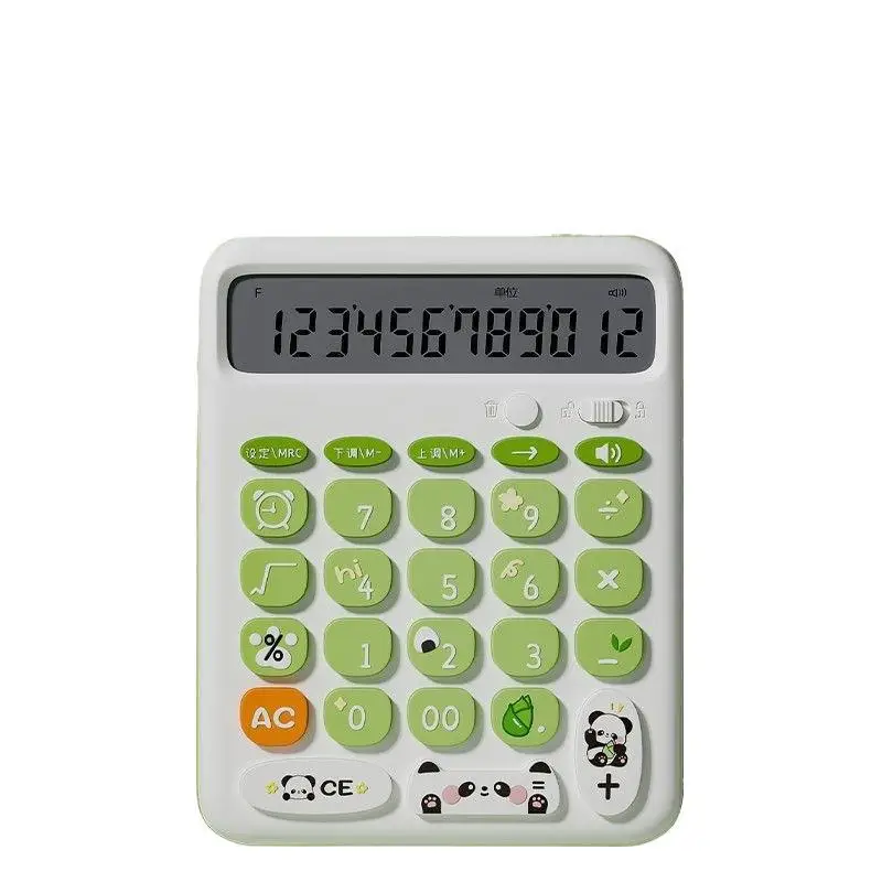 Pull-out tablet calculator, high-value draft for primary and secondary school students office bookkeeping computer voice finance