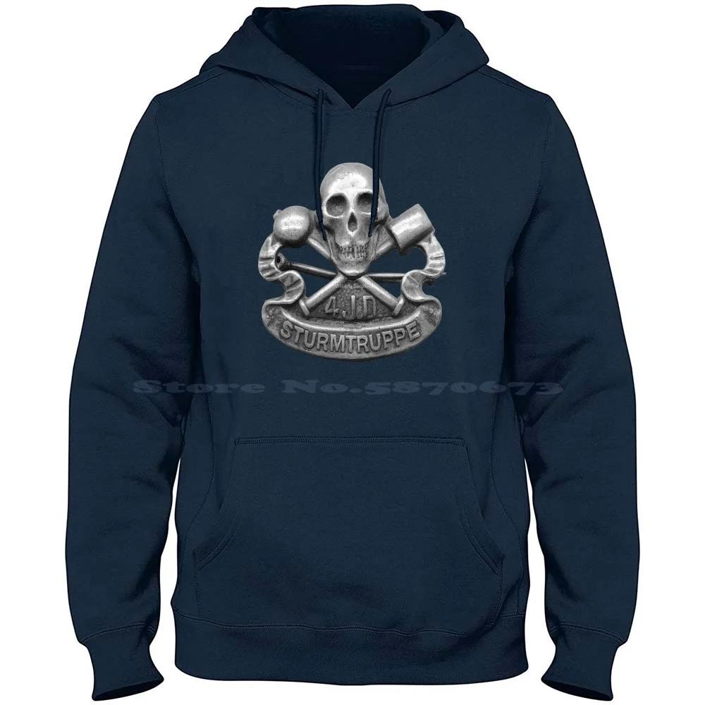 Sturmtruppe Badge German Stormtroopers 100% Cotton Hoodie Troopers Sturmtruppe Sturm Truppe Ww1 Skull Cross Bones Medal