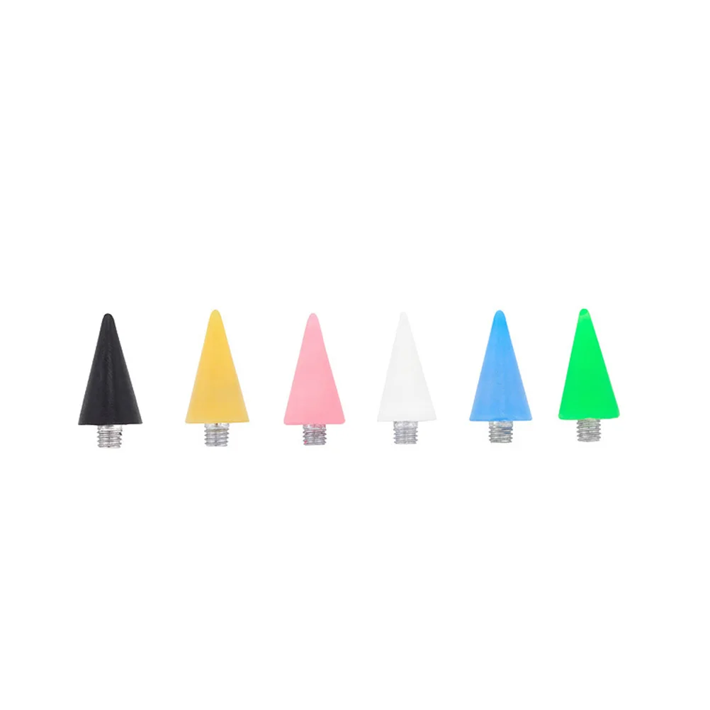 

Acrylic Pen Tips Replacement Manicure Tool Nail Art Picker Dotting Pen For Diy Gems Rhinestones Design White Yellow Blue