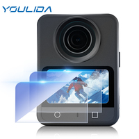 2PCS HD Screen Protector for DJI Osmo 360 Ultra-Clear Tempered Glass Camera Screen Protective Film Accessories Set